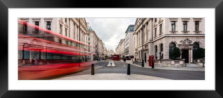 St James Waterloo Place London Streets Framed Mounted Print by Sonny Ryse