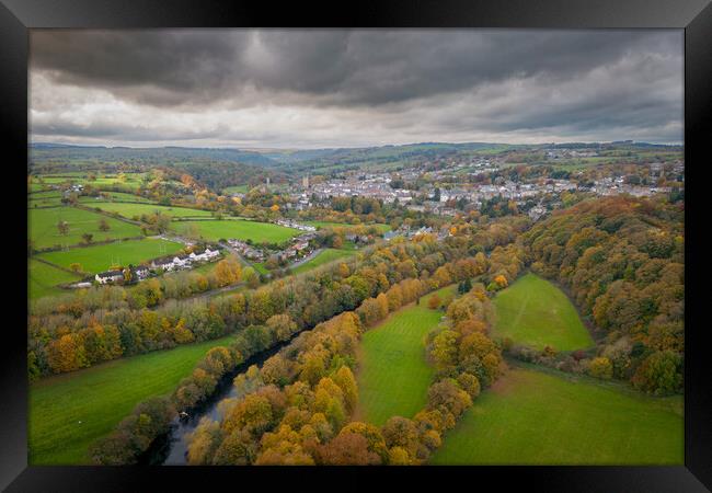 Richmond North Yorkshire Framed Print by Apollo Aerial Photography