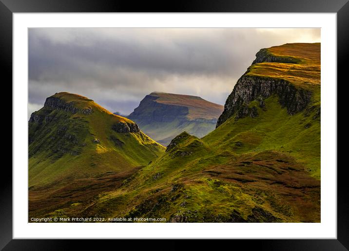 The Quiraing Framed Mounted Print by Mark Pritchard