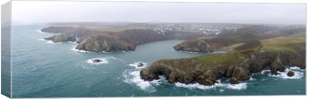Solva Aerial Pembrokeshire Coast Wales Canvas Print by Sonny Ryse