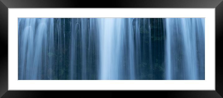 Sgwd Yr Eira Waterfall four falls brecon beacons wales Framed Mounted Print by Sonny Ryse