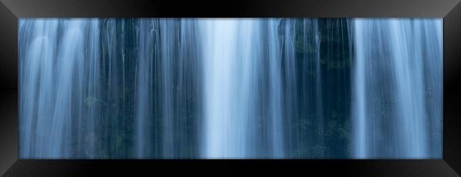 Sgwd Yr Eira Waterfall four falls brecon beacons wales Framed Print by Sonny Ryse