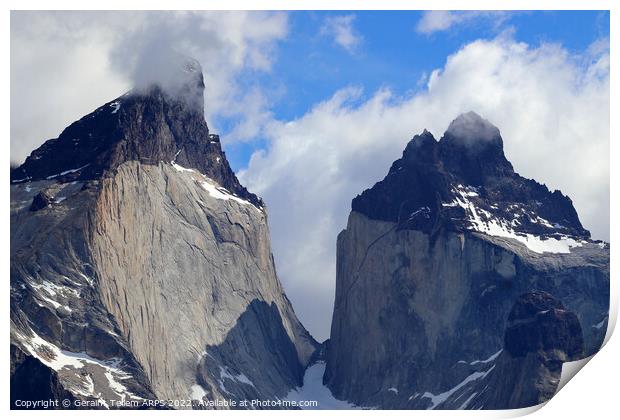 Torres del Paine, Patagonia, Chile, S. America Print by Geraint Tellem ARPS
