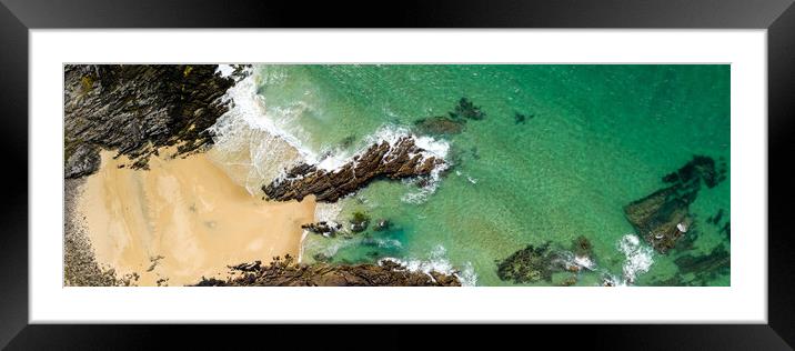 Bagh Steinigidh Little Beach Luskentyre Isle of Harris Outer Hebrides Framed Mounted Print by Sonny Ryse