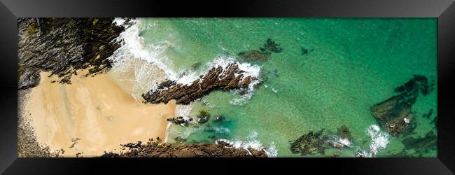 Bagh Steinigidh Little Beach Luskentyre Isle of Harris Outer Hebrides Framed Print by Sonny Ryse