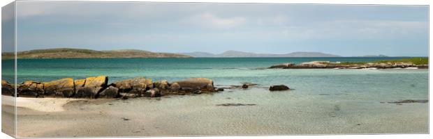 Barra Island beach Outer Hebrides Scotland Canvas Print by Sonny Ryse