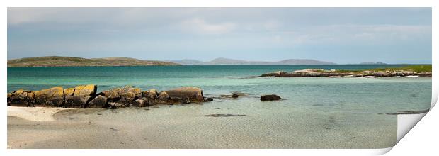 Barra Island beach Outer Hebrides Scotland Print by Sonny Ryse