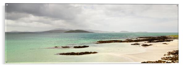 Barra island outer hebrides scotland Acrylic by Sonny Ryse