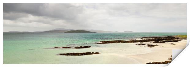 Barra island outer hebrides scotland Print by Sonny Ryse