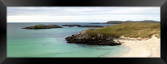 Carnish Beach Uig Bay Isle of Lewis Outer Hebrides Scotland Framed Print by Sonny Ryse