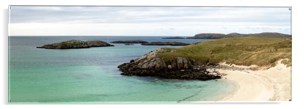 Carnish Beach Uig Bay Isle of Lewis Outer Hebrides Scotland Acrylic by Sonny Ryse
