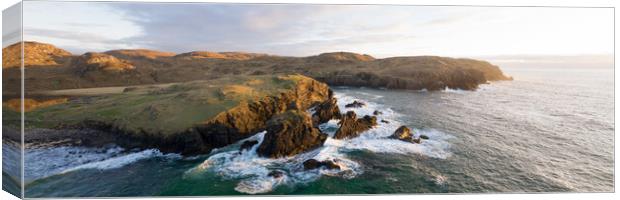 Dailbeag Cliffs Isle of Harris and Lewis Outer Hebrides Scotland Canvas Print by Sonny Ryse