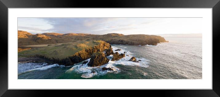 Dailbeag Cliffs Isle of Harris and Lewis Outer Hebrides Scotland Framed Mounted Print by Sonny Ryse