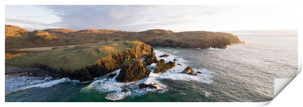 Dailbeag Cliffs Isle of Harris and Lewis Outer Hebrides Scotland Print by Sonny Ryse