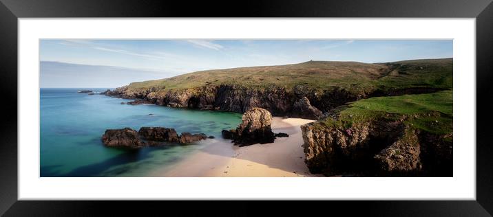Eoropie Beach Isle of Lewis Outer Hebrides Scotland Framed Mounted Print by Sonny Ryse