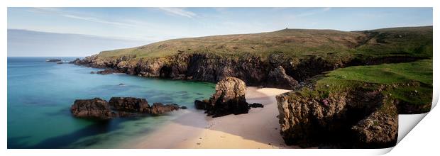 Eoropie Beach Isle of Lewis Outer Hebrides Scotland Print by Sonny Ryse