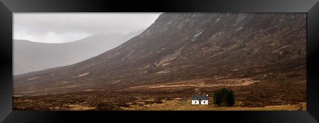 Glencoe mountians and white house scotland highlands Framed Print by Sonny Ryse