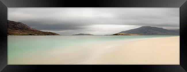 Hunishin Beach Isle of Harris Outer Hebrides Framed Print by Sonny Ryse