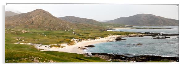 Ilse of Barra coast Outer Hebrides Scotland Acrylic by Sonny Ryse