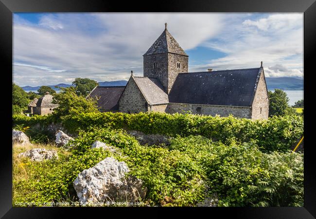 St Seiriol's Church, Penmon Priory Church Framed Print by Kevin Hellon