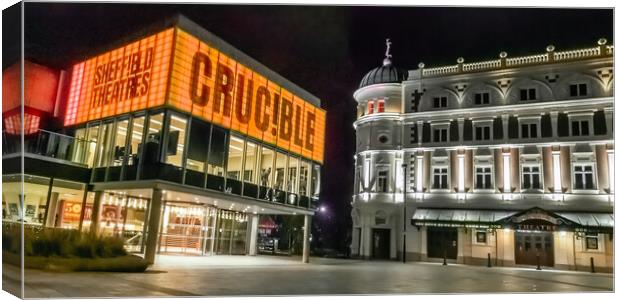 The Crucible and Lyceum Theatre  Canvas Print by Apollo Aerial Photography