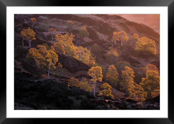 Sunrise at Holme Fell Framed Mounted Print by Dan Ward