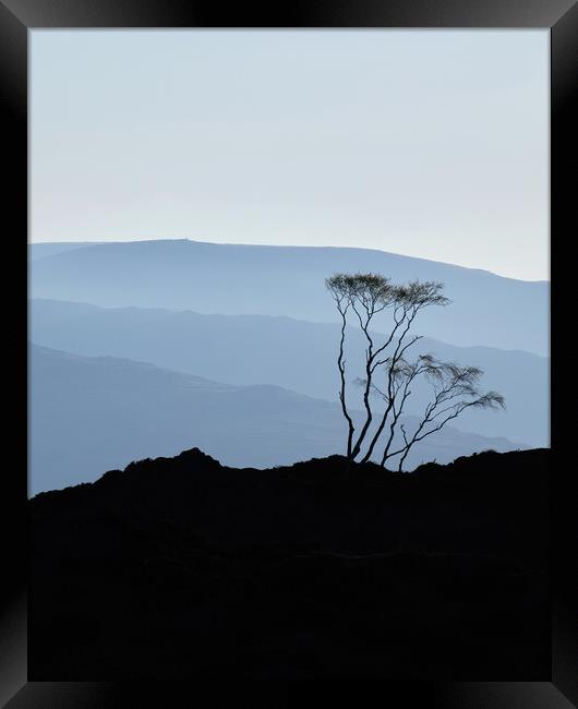 Morning Blues, The Lake District Framed Print by Dan Ward