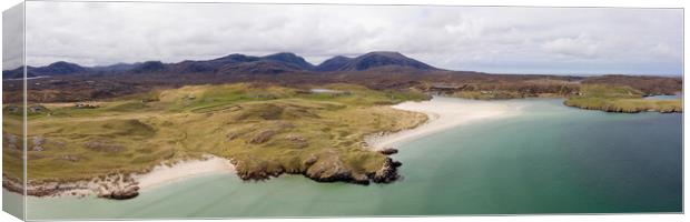 Isle of Lewis Coast Aerial Outer Hebrides Canvas Print by Sonny Ryse