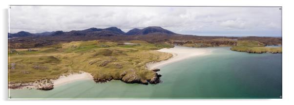 Isle of Lewis Coast Aerial Outer Hebrides Acrylic by Sonny Ryse