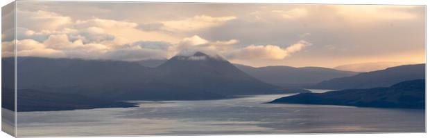 Isle of Sky Cuillin Mountains Scotland 2 Canvas Print by Sonny Ryse