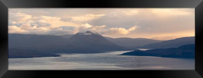 Isle of Sky Cuillin Mountains Scotland 2 Framed Print by Sonny Ryse