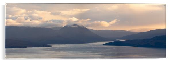 Isle of Sky Cuillin Mountains Scotland 2 Acrylic by Sonny Ryse
