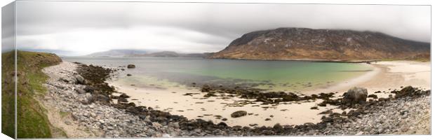 Loch Cravadale Huisinis Isle of Harris Outer Hebrides Scotland Canvas Print by Sonny Ryse