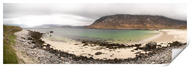Loch Cravadale Huisinis Isle of Harris Outer Hebrides Scotland Print by Sonny Ryse