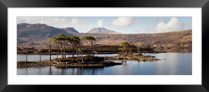 Loch Assynt highlands scotland Framed Mounted Print by Sonny Ryse