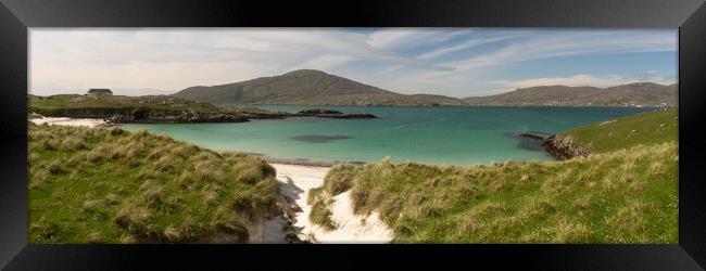 Vatersay Island Beach Outer Hebrides Framed Print by Sonny Ryse