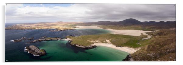 Uig Bay Aerial Isle of Lewis Outer Hebrides Scotland 2 Acrylic by Sonny Ryse