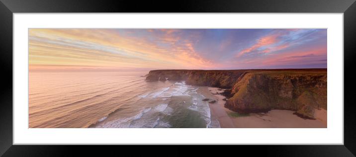 Tolsta Beach sunrise  Framed Mounted Print by Sonny Ryse