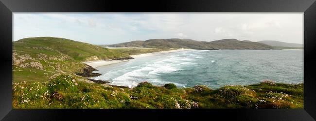 Traigh Eais Beach Barra Island Outer Hebrides Scotland Framed Print by Sonny Ryse