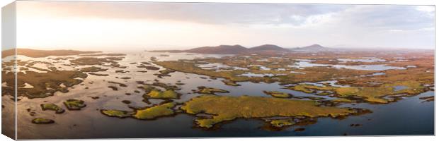 Locheport Isle of North Uist Loch Outer Hebrides Scotland 2 Canvas Print by Sonny Ryse