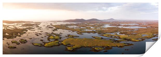 Locheport Isle of North Uist Loch Outer Hebrides Scotland 2 Print by Sonny Ryse