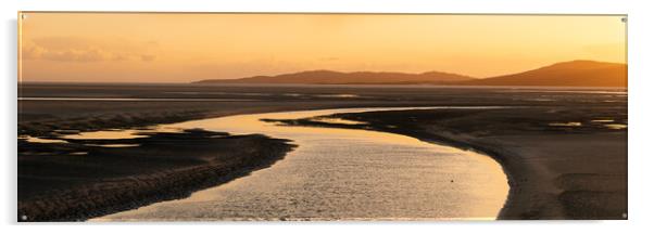 Luskenture Sunset Isle of Harris Outer Hebrides Scotland Acrylic by Sonny Ryse