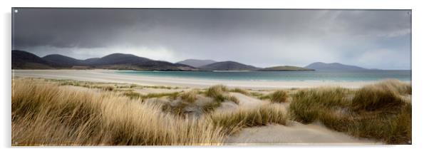 Luskentyre beach dunes isle of harris and lews outer hebrides Acrylic by Sonny Ryse