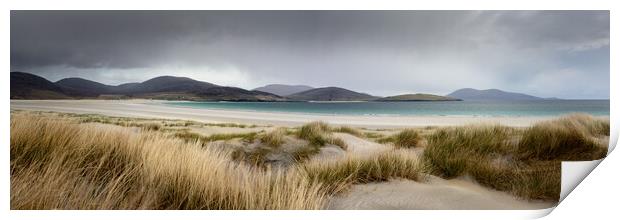 Luskentyre beach dunes isle of harris and lews outer hebrides Print by Sonny Ryse