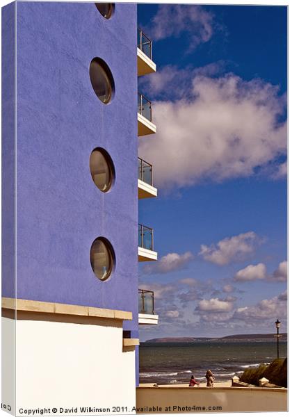 Rooms with a view Canvas Print by Dave Wilkinson North Devon Ph