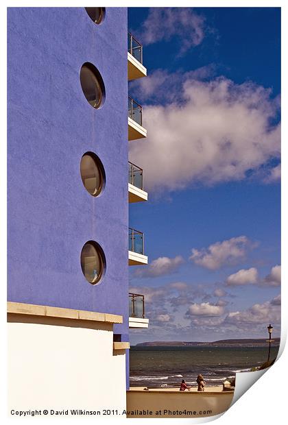 Rooms with a view Print by Dave Wilkinson North Devon Ph