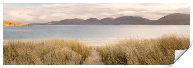 Luskentyre beach isle of harris and lews outer hebrides Print by Sonny Ryse