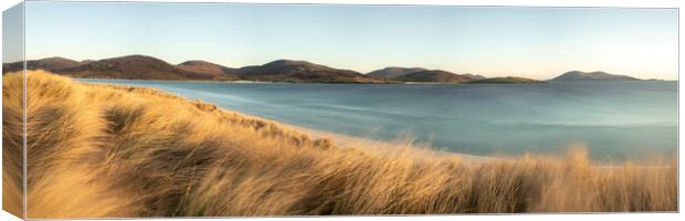 Luskentyre beach dunes isle of harris and lews outer hebrides Canvas Print by Sonny Ryse
