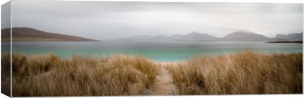 Luskentyre beach isle of harris and lews outer hebrides Canvas Print by Sonny Ryse