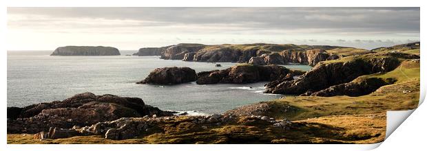 Mangersta Coast Isle of Lewis Outer Hebrides Print by Sonny Ryse